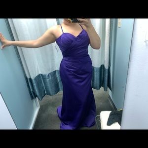 Plus size prom dress! / purple/ eggplant